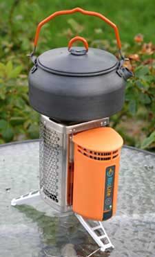 BioLite CampStove ready to boil water