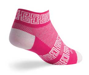 Sock Guy Pink Aztec