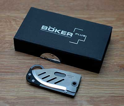 Boker Plus Credit Card Knife with gift box