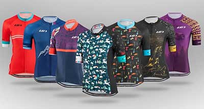 GARNEAU CYCLING KIT FOR MEMBERS OF THE CLIF PRO MOUNTAIN BIKE TEAM 