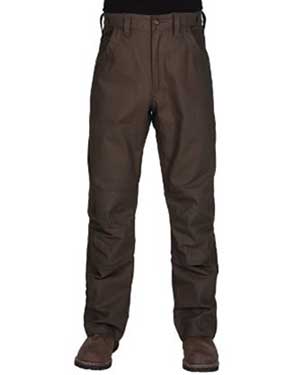 Walls Ditch Digger Double Knee Pants in Bark Brown
