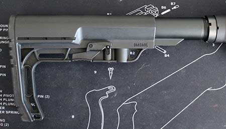 Battlelink Minimalist Milspec Stock from Mission First Tactical