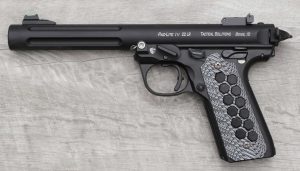 6" Pac-Lite IV Pistol Barrel from Tactical Solutions shown with optional fiber optic front sight