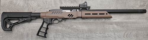 Crazy Ivan Chassis for the Ruger 10/22 Takedown with a Tac-Hammer barrel and AR-style stock