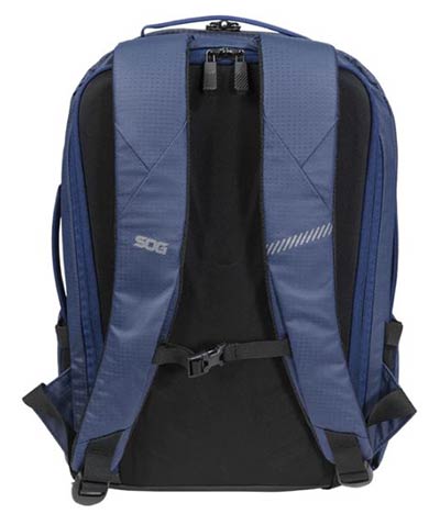 Move the zippers to the side, not like in this photo, or the pulls may scratch your neck. SOG Surrept 24 CS Daypack photo courtesy of SOG