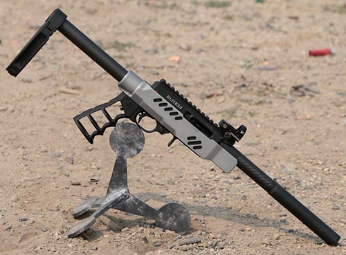 This is where the Volquartsen VF-6 Lightweight Barrel really shines. Suppressed, on steel