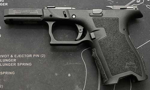 The Dagger 9, a Gen 3 Glock 19 compatible polymer pistol frame from Palmetto State Armory