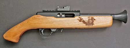 Ruger 22 Charger Blunderbuss with a little laser engraving