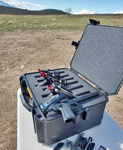 Range time with the Pelican V550 Vault Equipment Case 