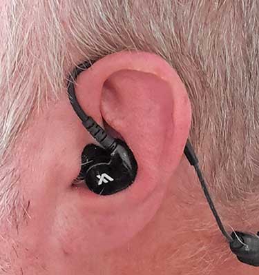 Could I have a career as an ear model? Probably not. AXIL GS Extreme 2.0 Ear Bud in my ear.