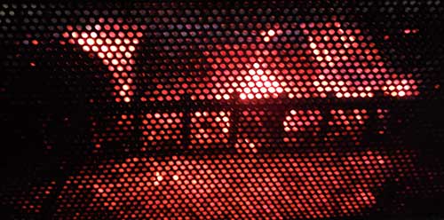  Mesmerizing fire as viewed through the X-Ray mesh of the BioLite FirePit+Wood & Charcoal Burning Fire Pit 