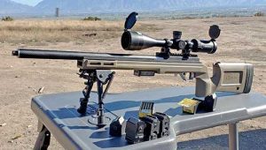 Custom 10/22-pattern rifle in the Kinetic Research Group (KRG) 10/22 Bravo Chassis