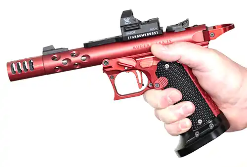 TandemKross Tempest Grips and Magwell for the Ruger Mark IV 22/45.