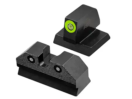 XS Night Sights R3D 2.0 Green Sights for Magnum Research Desert Eagle Pistols.