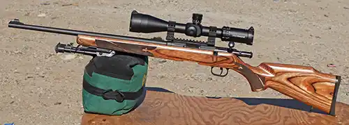 Boyds Stock installed on a Savage B Series Left-Hand Action Rifle.