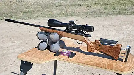 CZ 457 At-One test rifle.