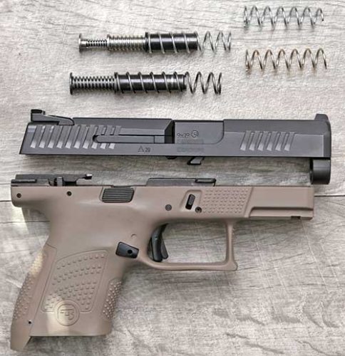 DPM Systems Mechanical Recoil Reduction System for the CZ P10S.