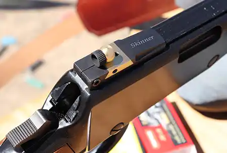 Skinner Peep Sight on the Henry Frontier Lever Action.