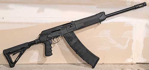 Saiga 12 review 12-round magazine loaded with shells