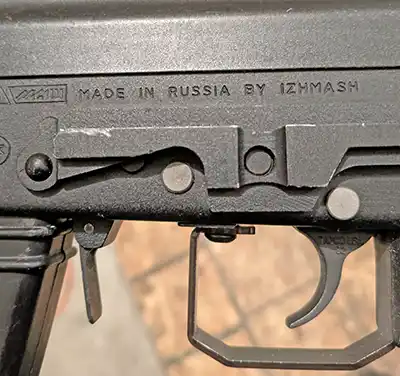 Saiga 12 review showing factory shotgun