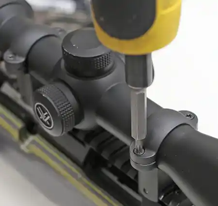 How to Mount a Scope - Torque Wrench in Use. 