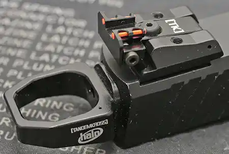 Rear Fiber Optic Sight for the Taurus TX22.