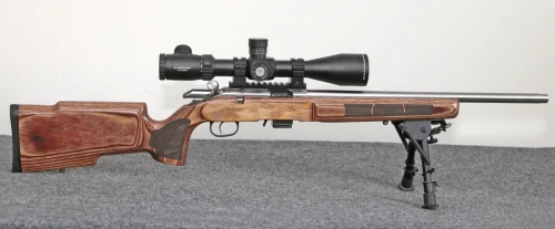 Timney Ruger American Rimfire Trigger Installed in a Ruger American Rimfire Model 8351.