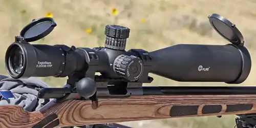 CVLIFE EagleBlaze 5–25×56 FFP Scope Includes Rings, Caps, and a Throw Lever.
