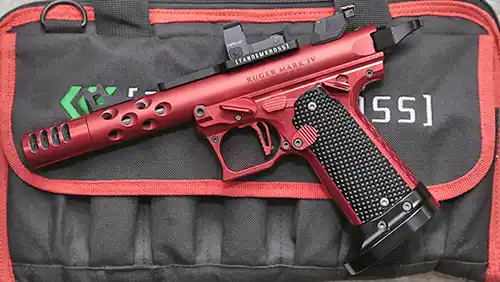 Ready for the range with the TandemKross Eagle Eye Fiber Optic Sight Set installed. 