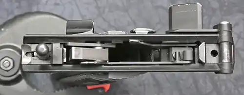 Ruger Mark IV lower, after cleaning with GRITR Gun CLP Spray.