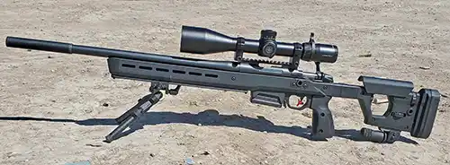 Magpul Pro 700 Arca Rail at the range.