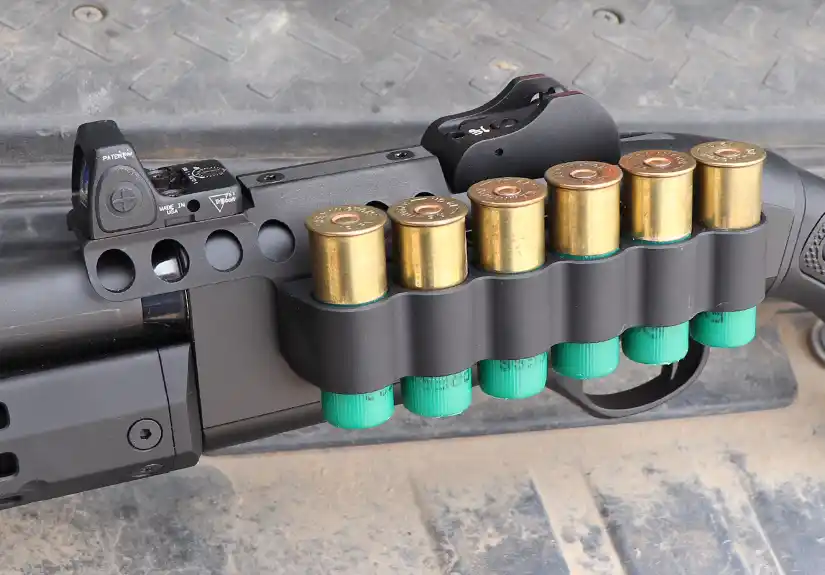 Mesa Tactical SureShell carrier and RMR mount installed on a Beretta 1301 Tactical