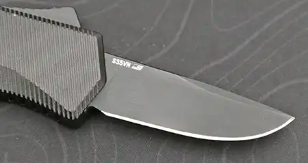 Tekto A5 Spry Mini automatic knife with S35VN blade open