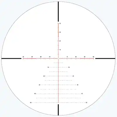 Athlon APLR12 FFP IR MOA reticle used in the Ares ETR Gen2 UHD 4.5-30x56 rifle scope