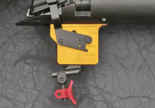 Timney M700 CE Pro two stage trigger installed in a Remington 700 rifle