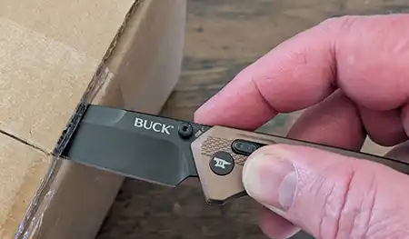 Buck 698 Ferrox cutting cardboard box