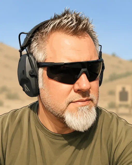 Stylized portrait of Brian Menin, owner and editor of Industry Outsider