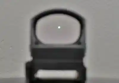 Viridian RFX25 green dot sight picture