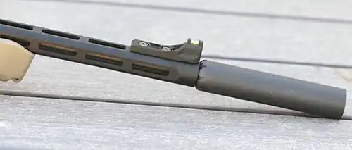 SilencerCo Sparrow 22 mounted on TANDEMKROSS TKX22 Light Rifle