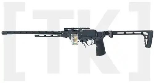 TANDEMKROSS ADX Race Rifle shown from the left side